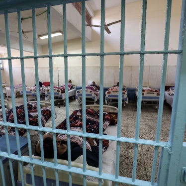 Inmates receiving medical treatment at the clinic of Borg el-Arab prison near Alexandria, Egypt, November 20, 2019.