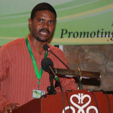 Hussein Khalid speaking at Kenya’s National Conference on Rights and Security. 