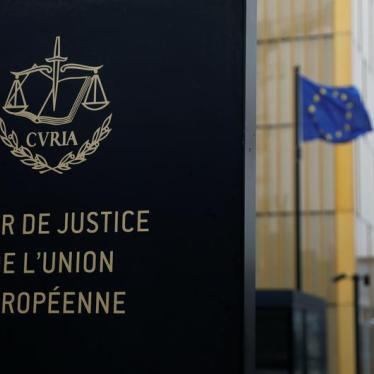 The entrance of the European Court of Justice is pictured in Luxembourg, January 26, 2017. Picture taken January 26, 2017.