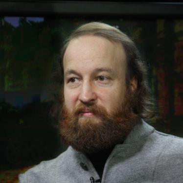 Gregory Shvedov, editor-in-chief of critical media outlet Caucasian Knot.