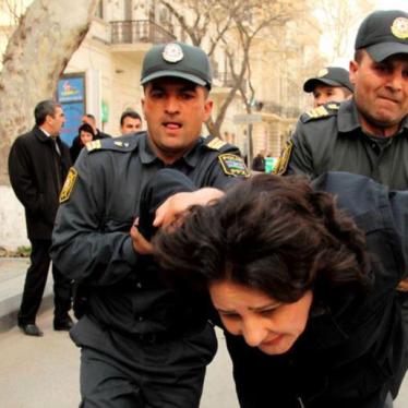 Gozel Bayramli, deputy chair of the opposition Azerbaijan Popular Front Party (APFP), was detained in one of the protest rallies in April 2011 in capital Baku.