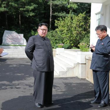 Kim Jong Un visits the Chemical Material Institute of the Academy of Defense Science in Pyongyang, August 23, 2017.