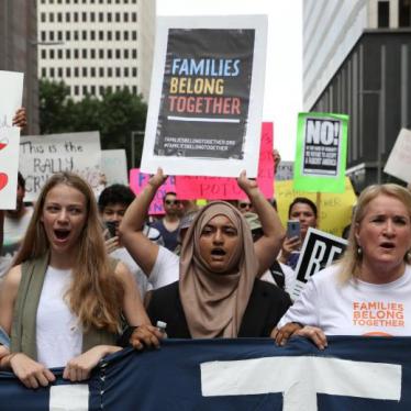 Demonstrators rally in Houston