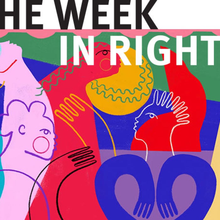 Abstract illustration for women's rights in Cameroon